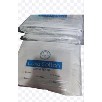 Sábanas Blancas - Color Entero  1 PLZ - 1 PLZ 1/2